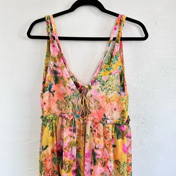 For Love And Lemons Floral High Low Dress - Picture 7 of 10